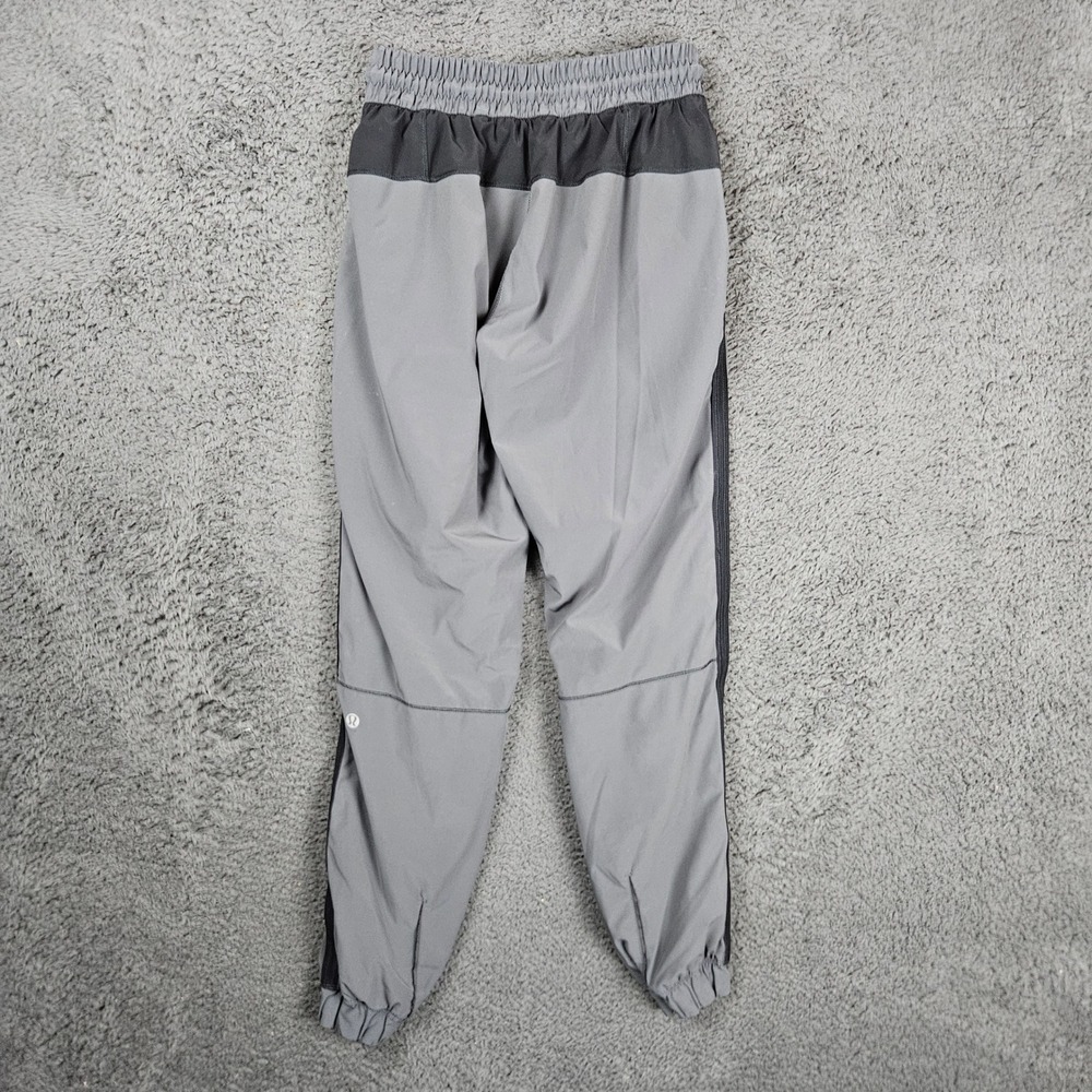 Lululemon Grey Black Track Jogger Pants Athletic Women's Size 23" Waist - Picture 6 of 8